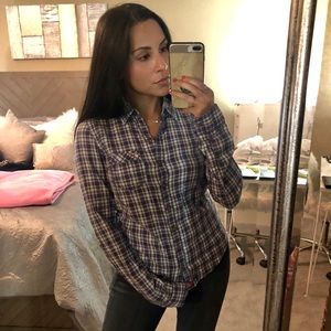 Hollister plaid shirt